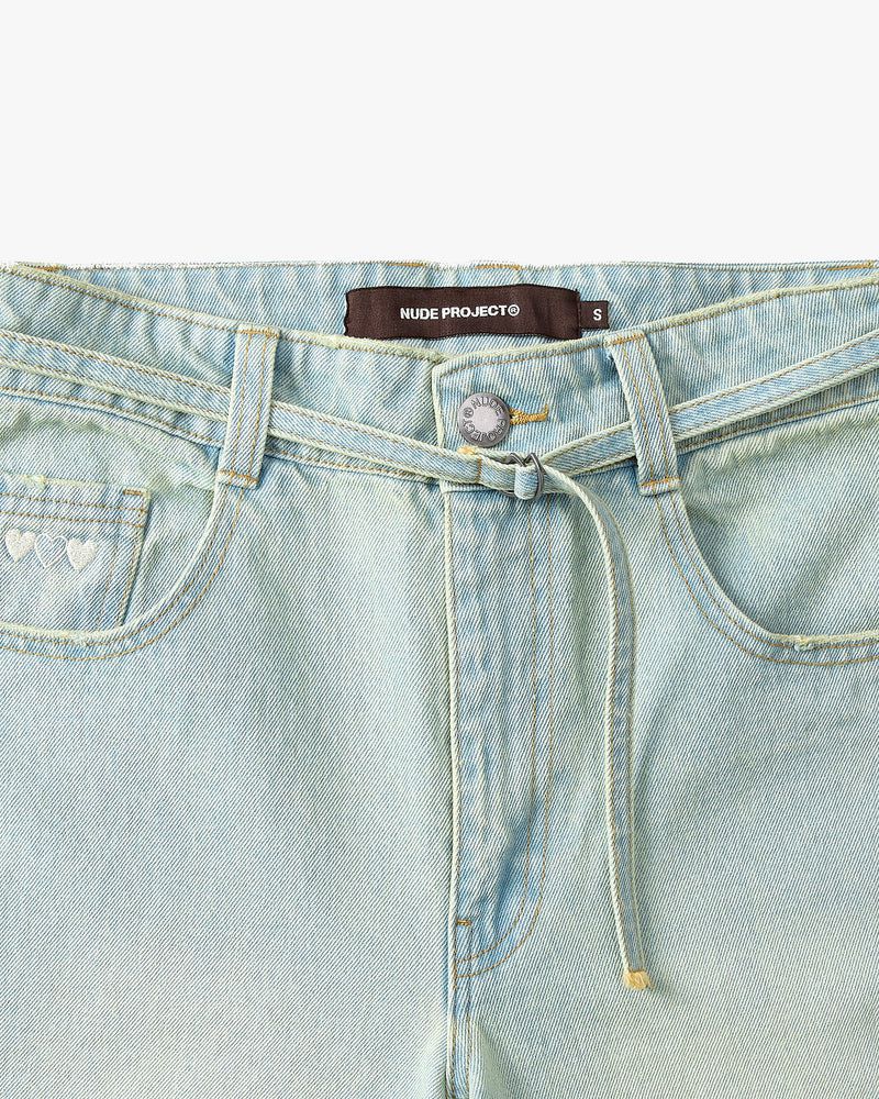 Nude Project Old Baggy Jeans Light Blue | US-63054ZAVU