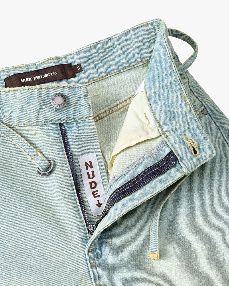 Nude Project Old Baggy Jeans Light Blue | US-63054ZAVU