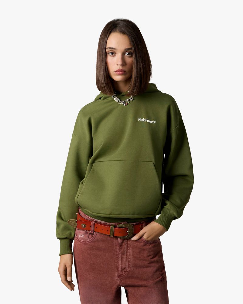 Nude Project Origins Hoodie Green | US-25687VQCT