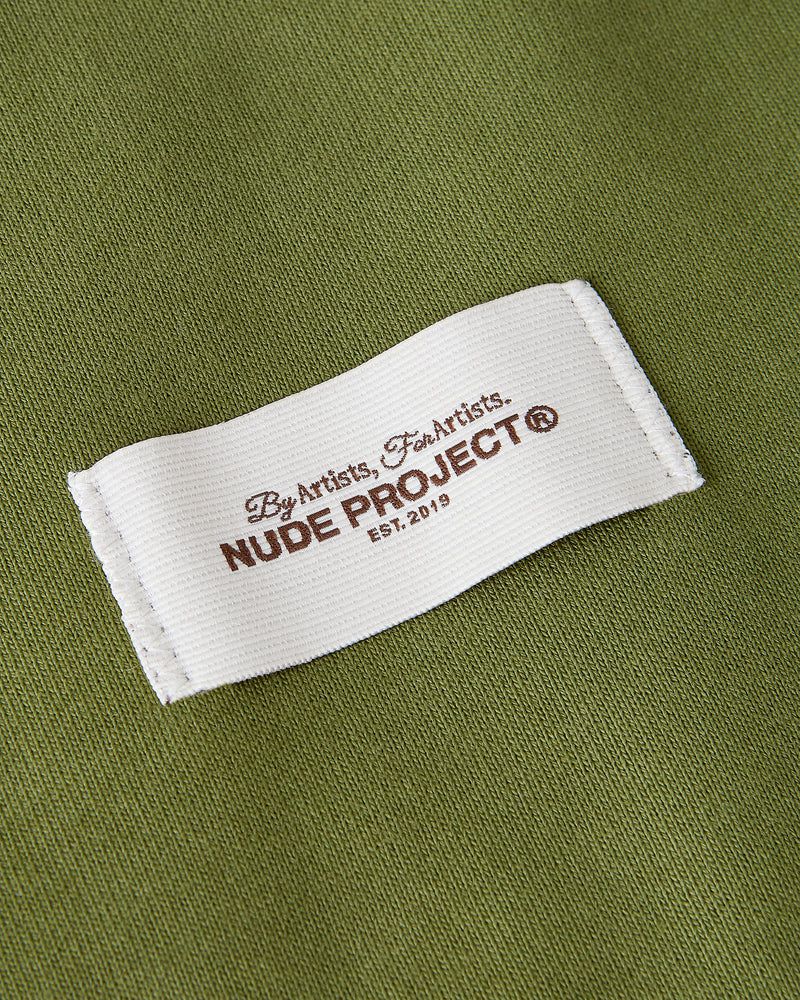 Nude Project Origins Quarter Zip Sweatshirt Green | US-10546WZYC