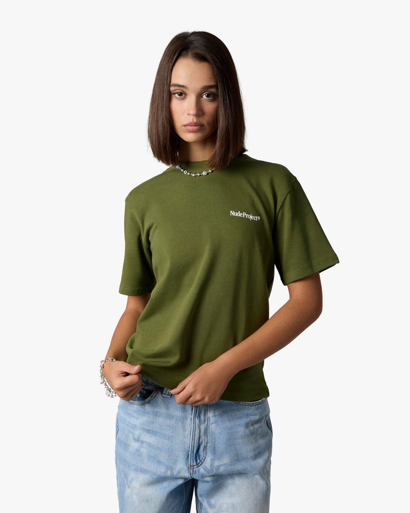 Nude Project Origins T-shirt Green | US-29145MPQI