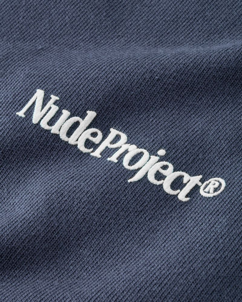 Nude Project Origins T-shirt Navy | US-35194GXSA