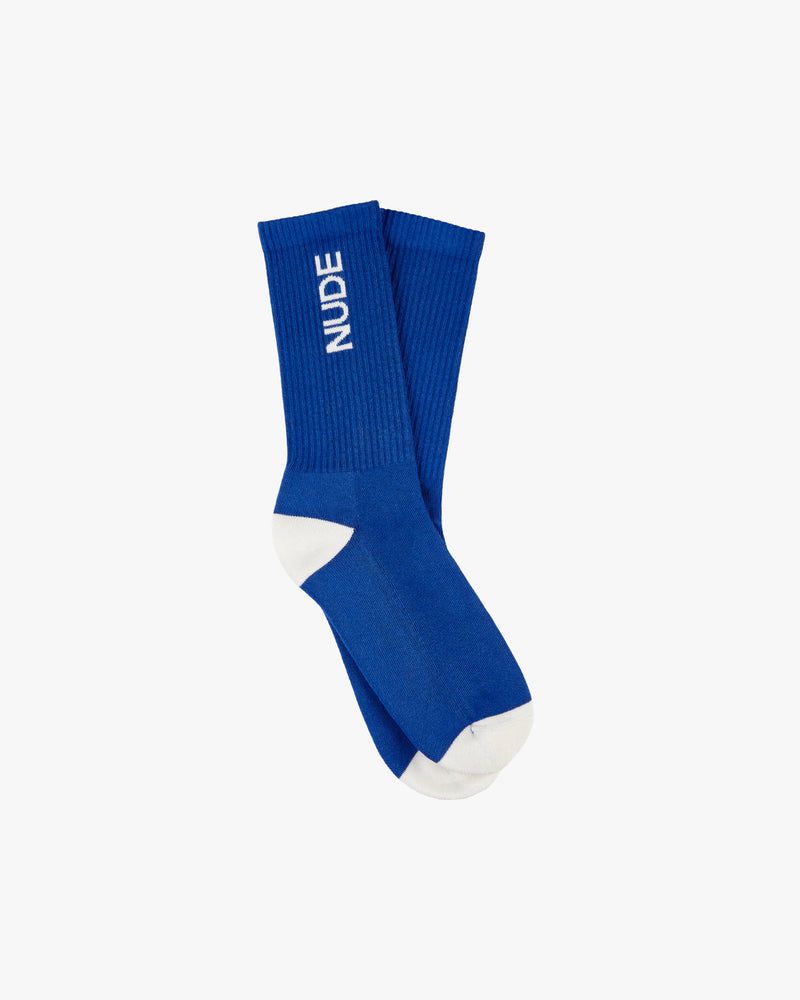 Nude Project Pack Logo 2xpack Socks Blue / Yellow | US-63492DWOB