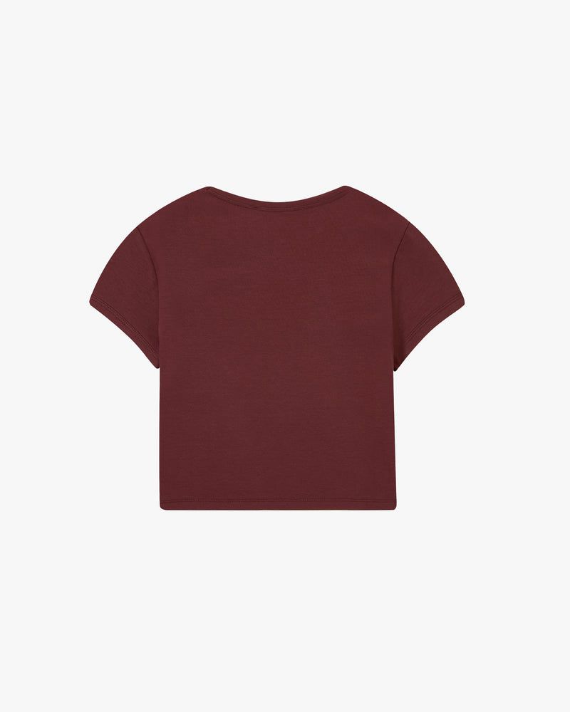 Nude Project Peach Top Burgundy | US-32184CRYD