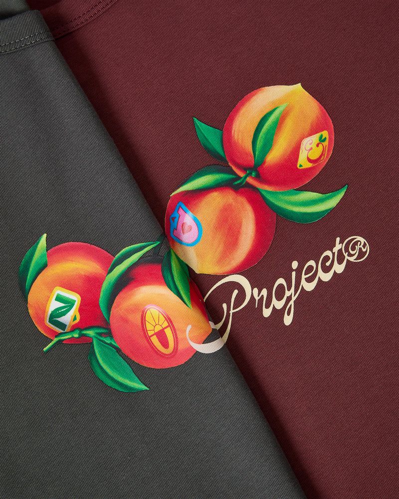 Nude Project Peach Top Burgundy | US-32184CRYD