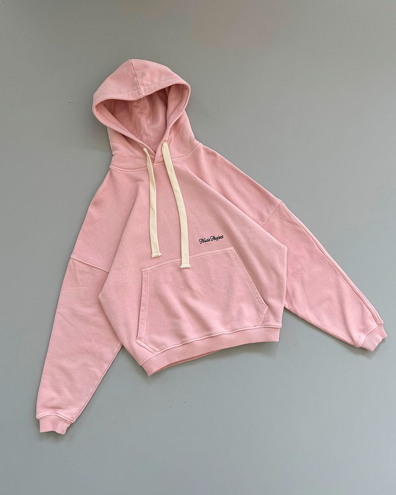 Nude Project Perfect Boxy Hoodie Pink | US-38071RKCG