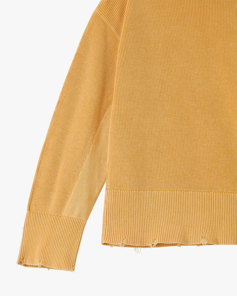 Nude Project Perfect Cropped Knit Sweater Yellow | US-74362OTQD