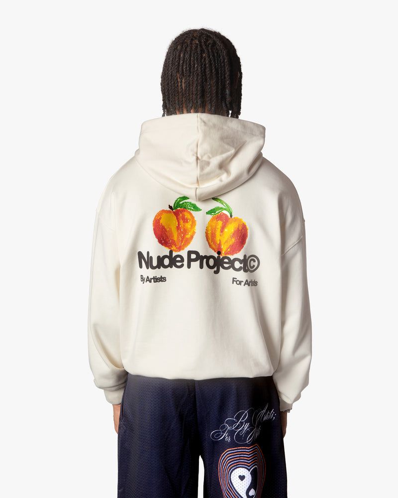 Nude Project Pessego Hoodie Cream / Multicolor | US-98167SNXV