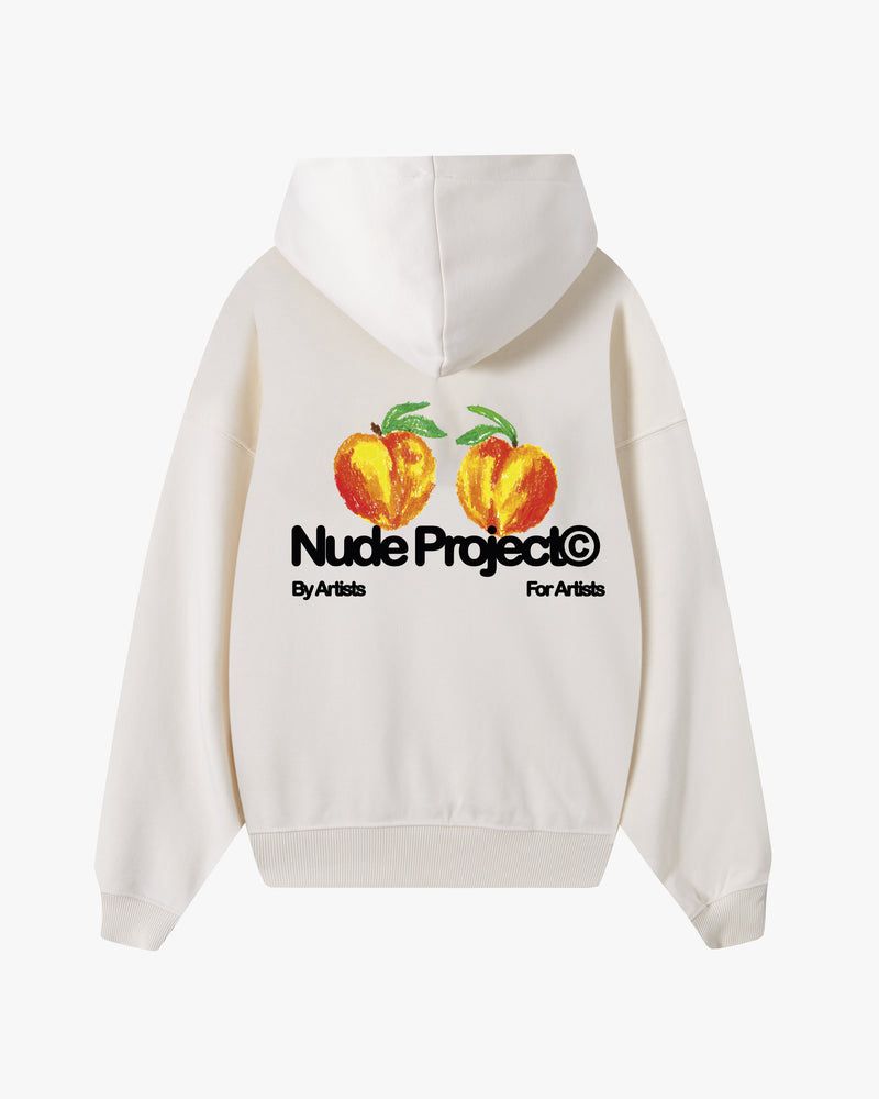 Nude Project Pessego Hoodie Cream / Multicolor | US-98167SNXV