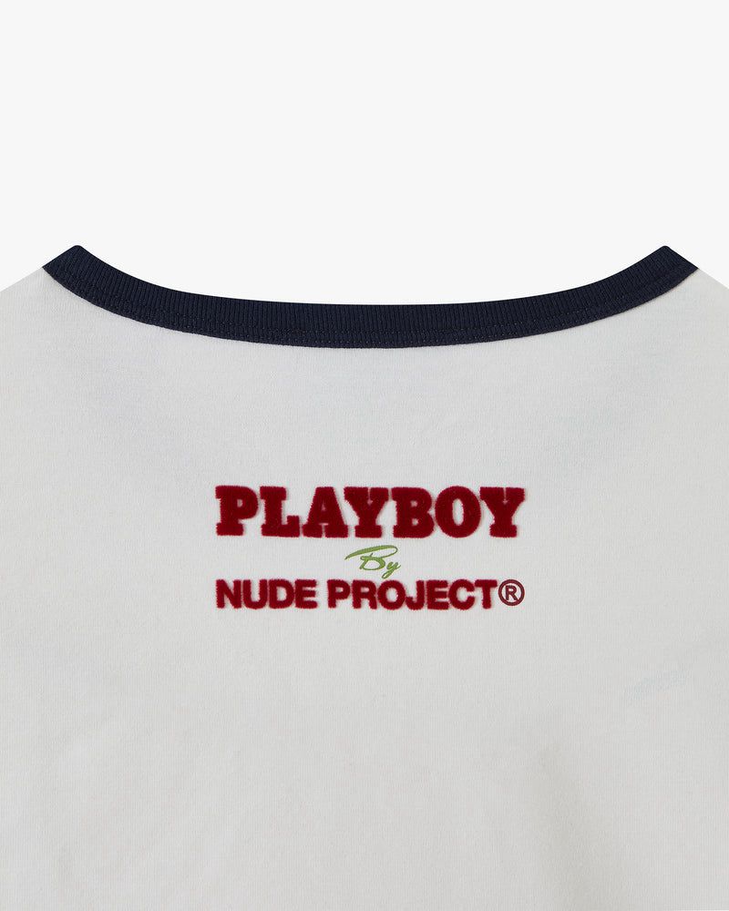 Nude Project Playboy Cherry Top White | US-94701PLOW