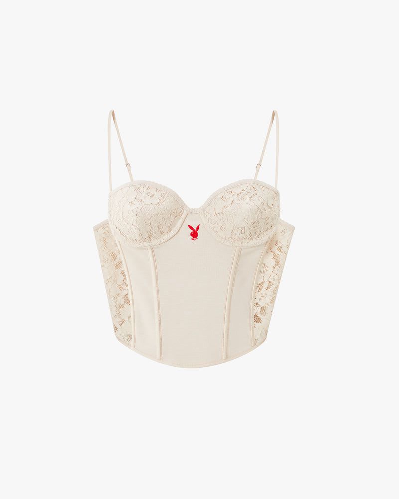 Nude Project Playboy Corset Beige | US-14379HOWA