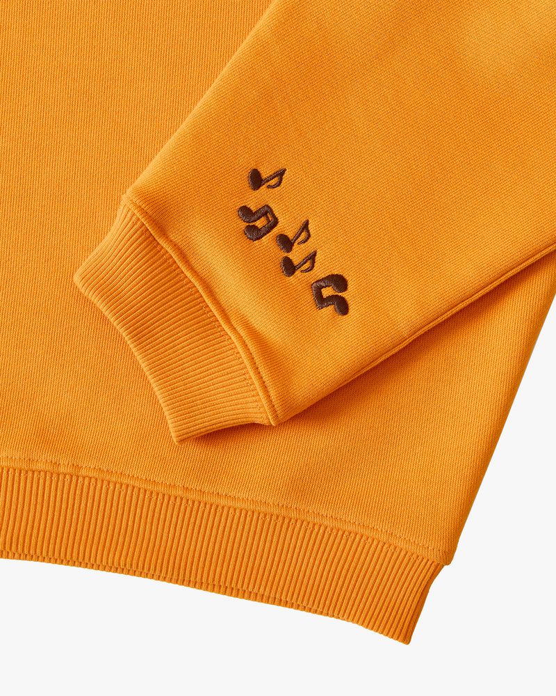 Nude Project Radio Boxy Crewneck Sweatshirt Orange | US-04376QXPC