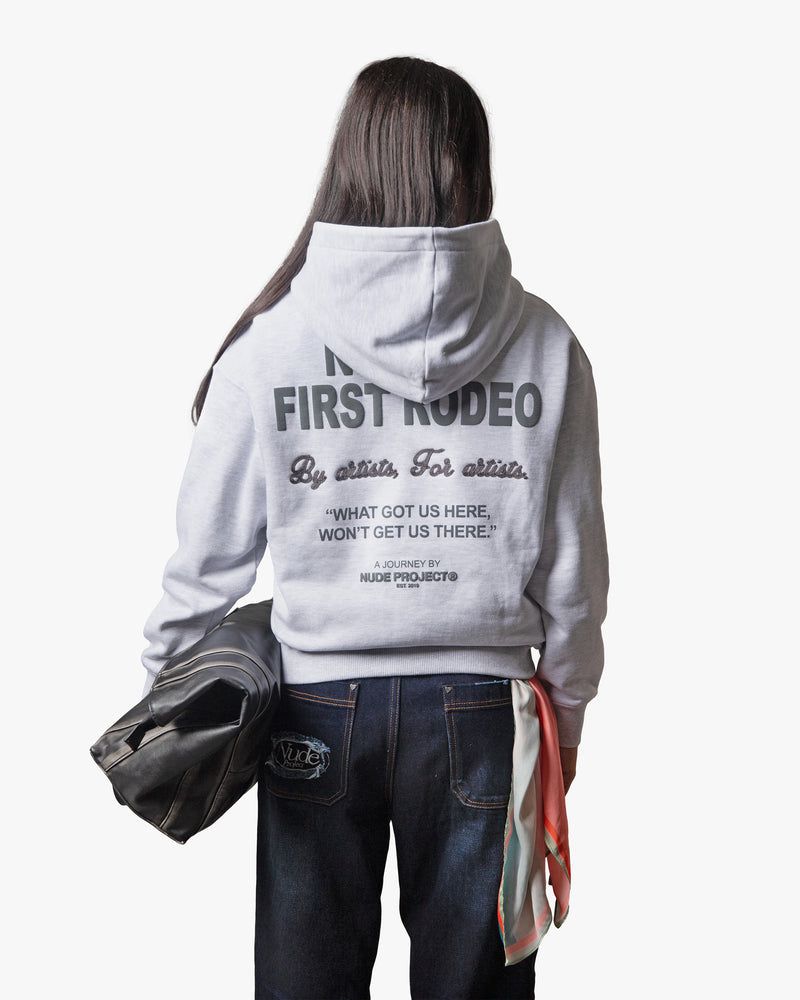 Nude Project Rodeo Hoodie Grey | US-59428GIVK