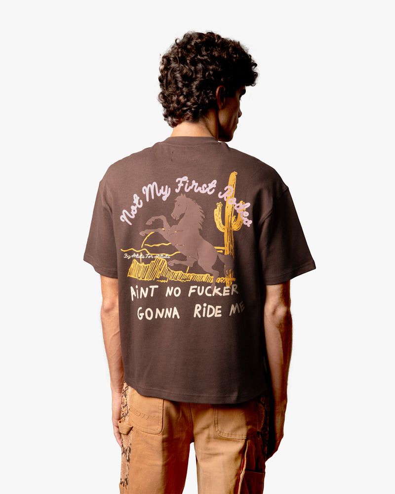 Nude Project Rodeo T-shirt Brown | US-85396OJYN