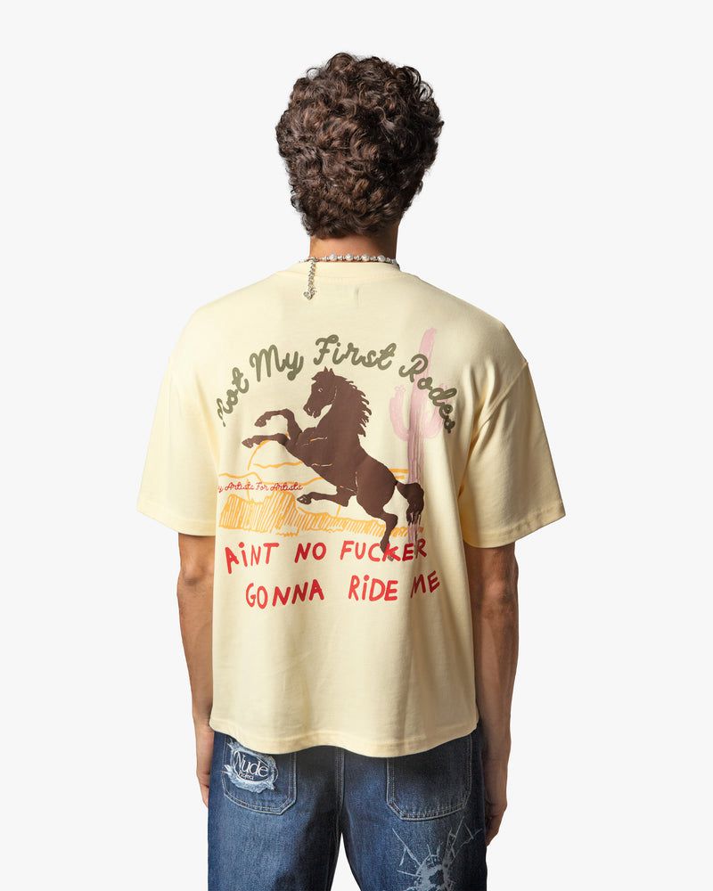 Nude Project Rodeo T-shirt Yellow | US-10385FZPN