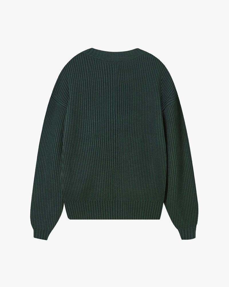 Nude Project Script Sweater Dark Green | US-75410GKNR