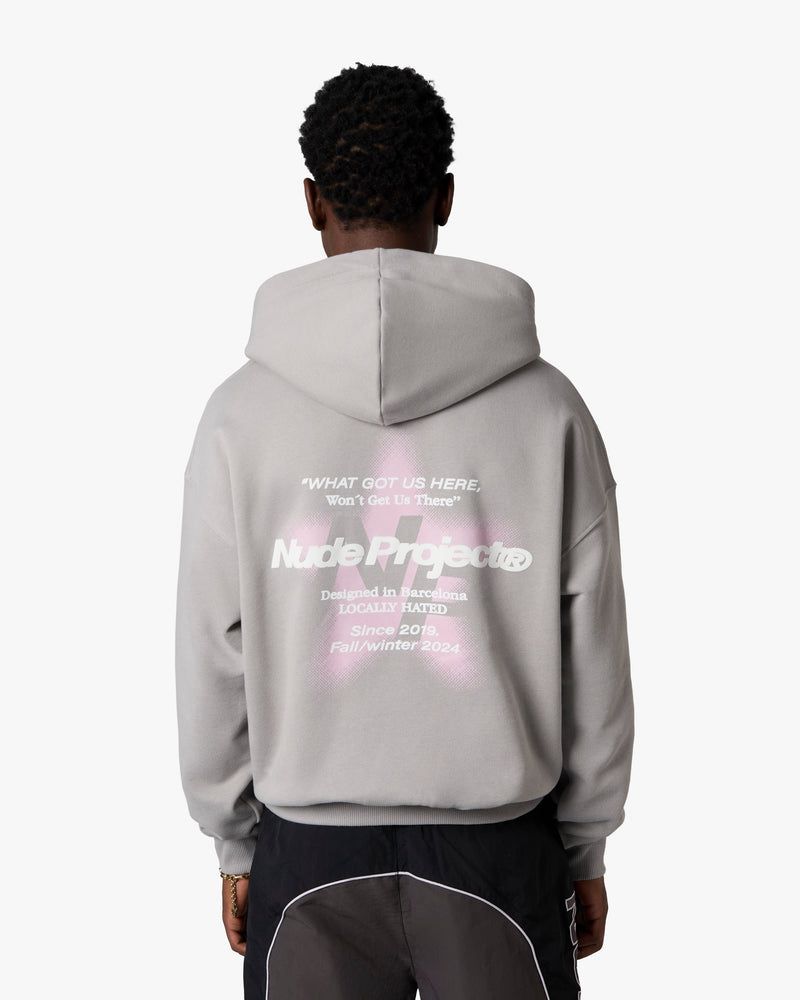 Nude Project Seoul Hoodie Light Grey | US-58714OSCM