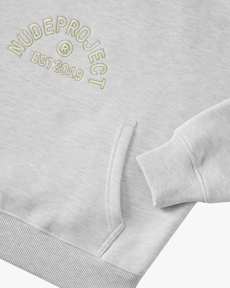 Nude Project Swans Hoodie Grey | US-09654XEPB