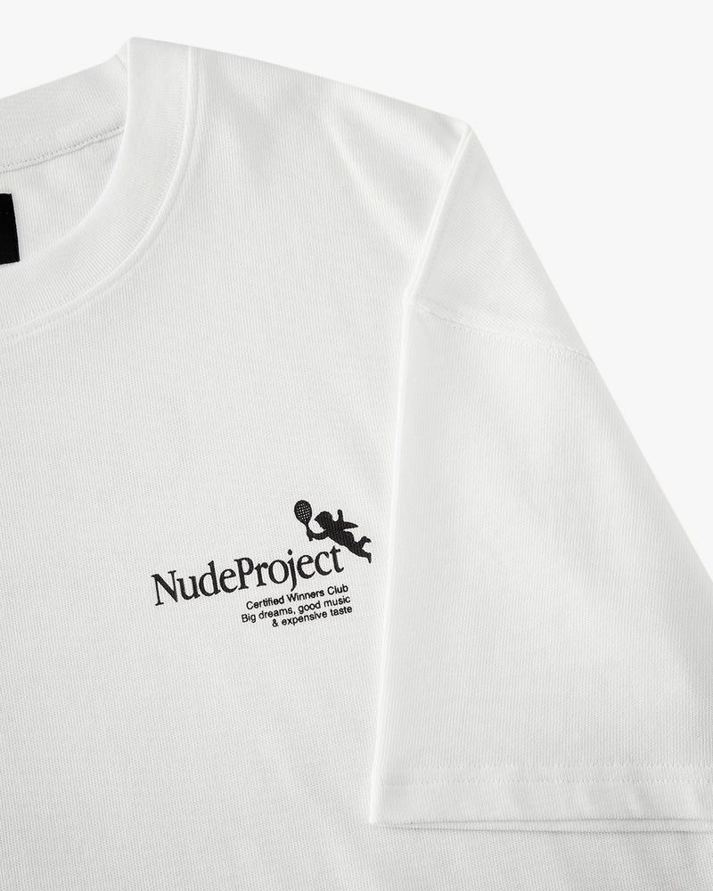 Nude Project Tennis T-shirt White | US-75692EXZG