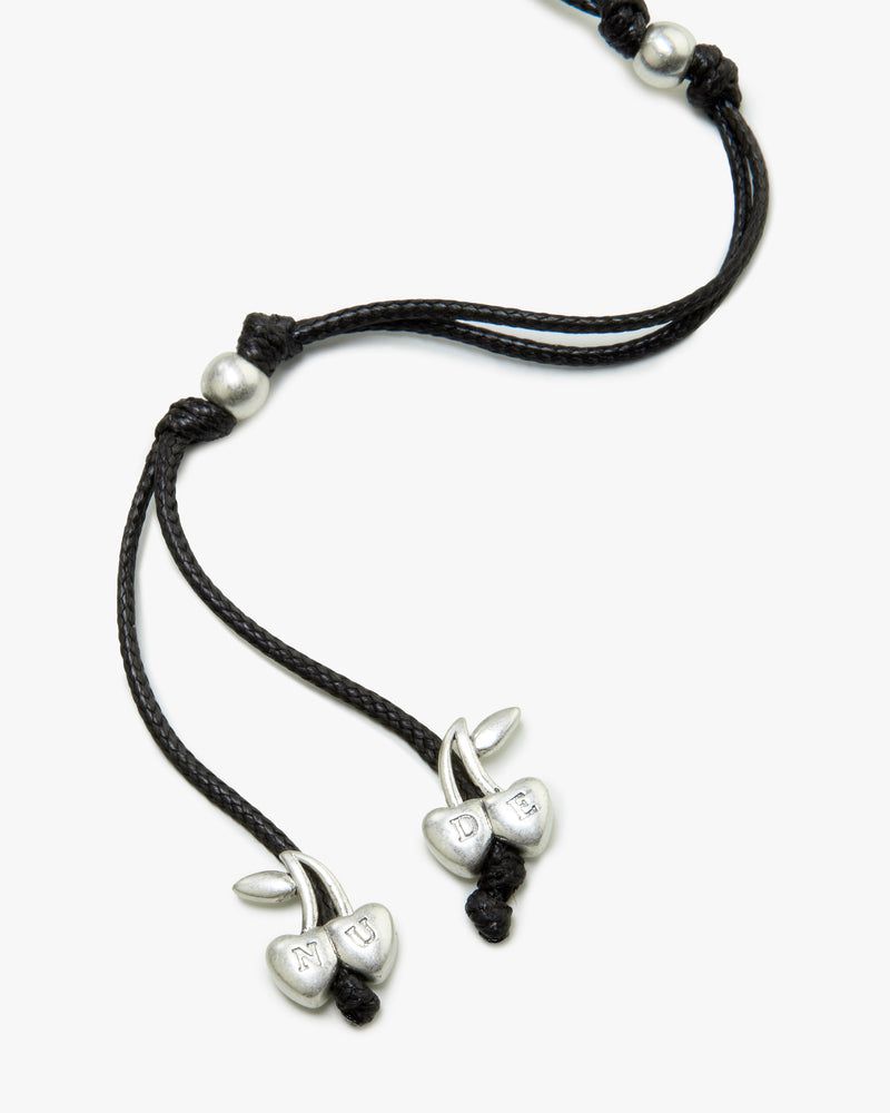 Nude Project The Y Necklace Black | US-51294XVJN