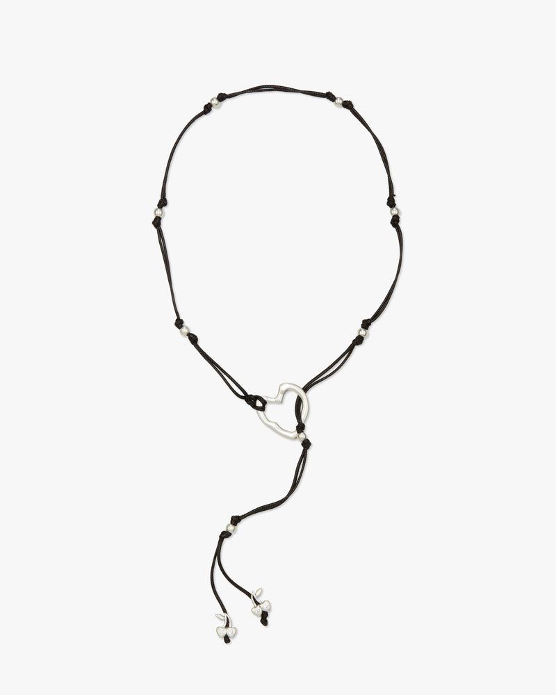 Nude Project The Y Necklace Black | US-51294XVJN