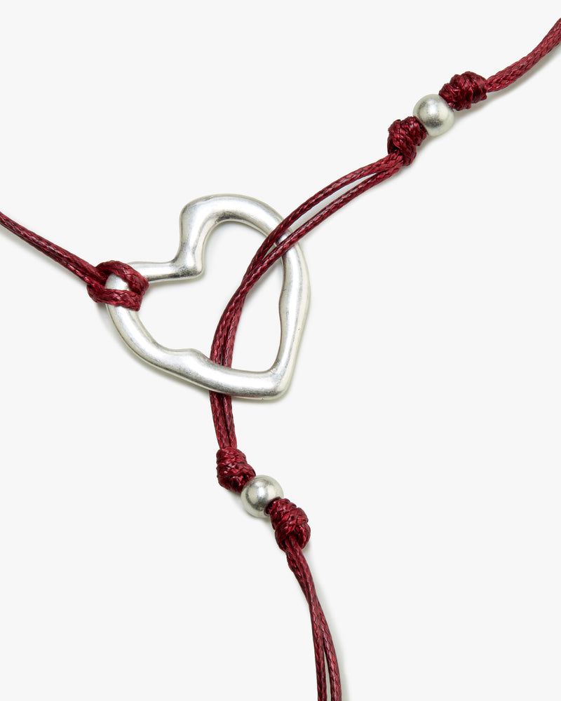 Nude Project The Y Necklace Red | US-34681ZVLO