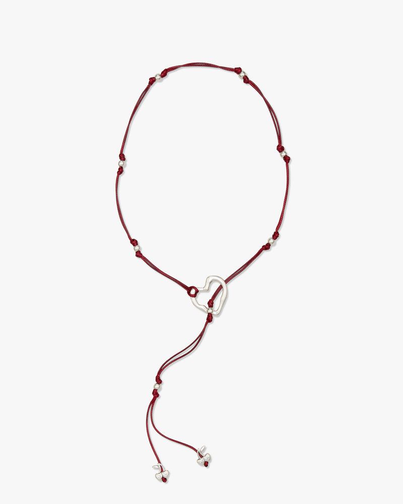 Nude Project The Y Necklace Red | US-34681ZVLO