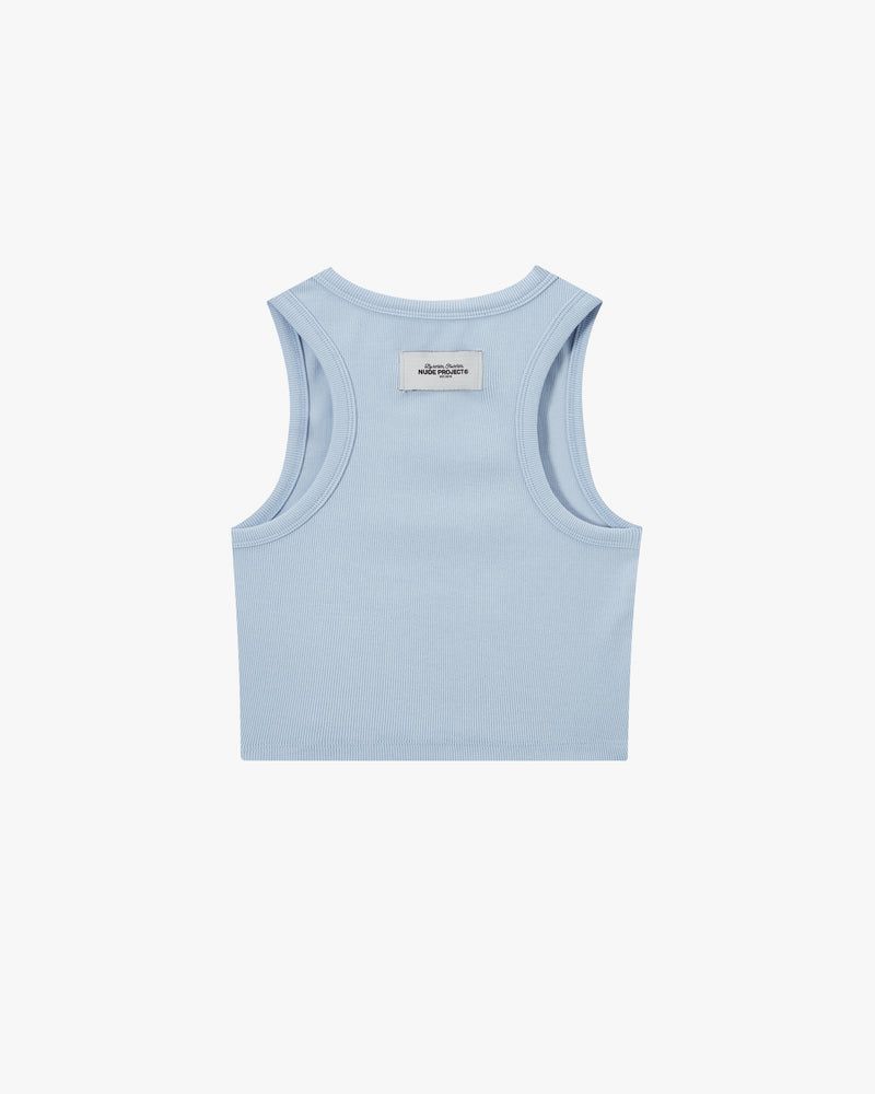 Nude Project Tone2tone Tank Top Blue | US-49701OJZL