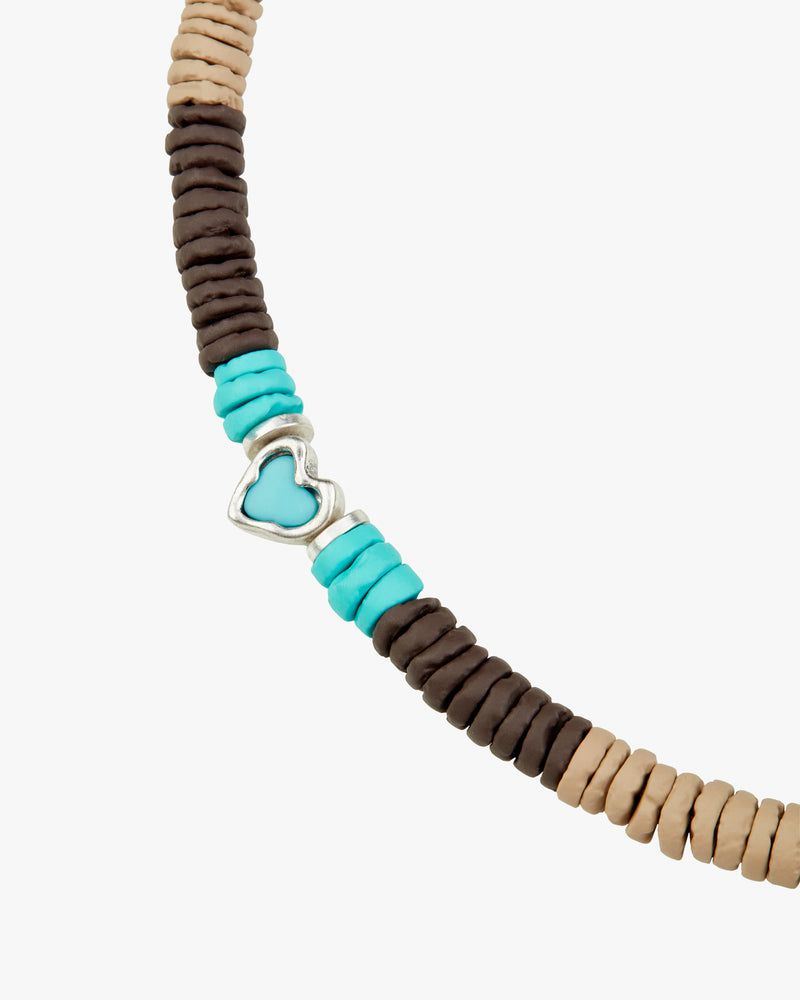 Nude Project Weif Necklace Blue/Brown | US-64017XRMO